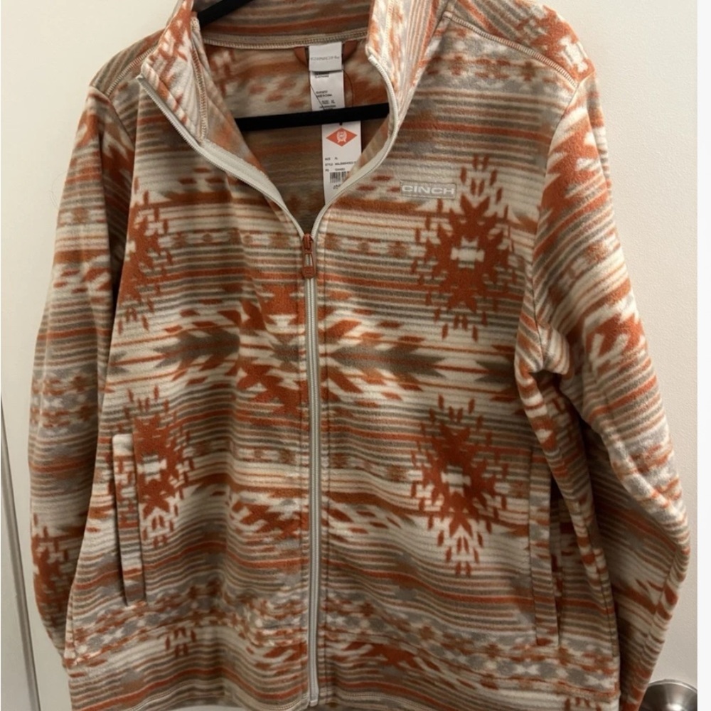 Cinch Earthy Toned Patterned Jacket